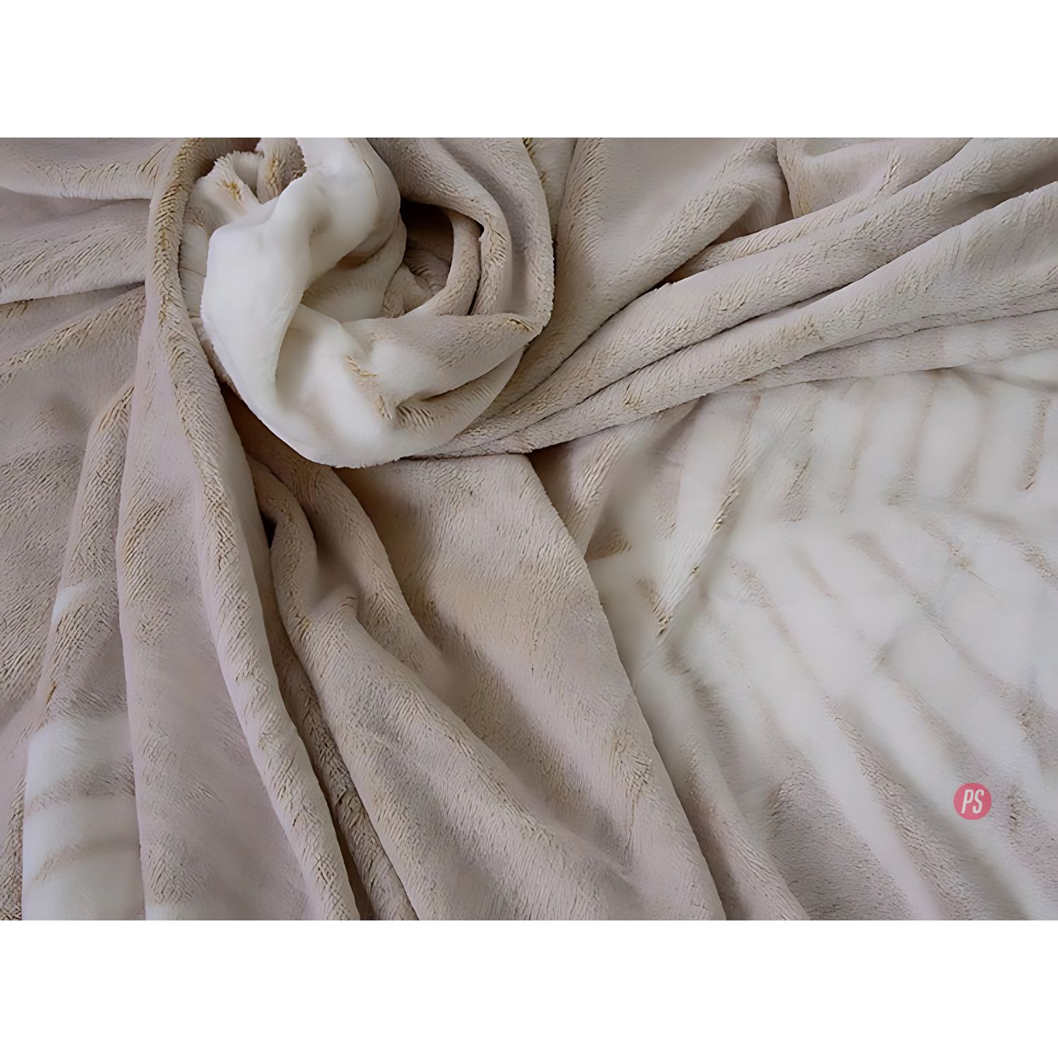 FRAZADA FLANNEL MALI 2 PLAZAS TONOS ROSAS DORAL - PS - 3