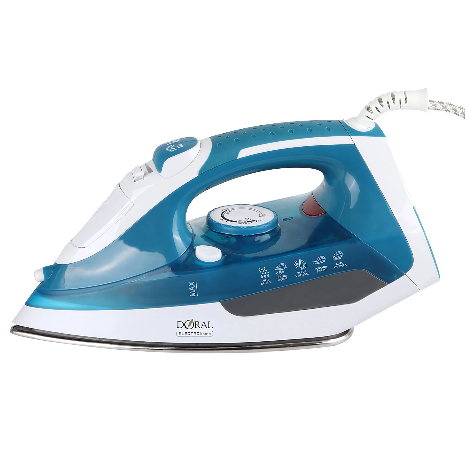 PLANCHA ELÉCTRICA ZURICH 2000W VAPOR ANTISARRO DORAL - PS - 1