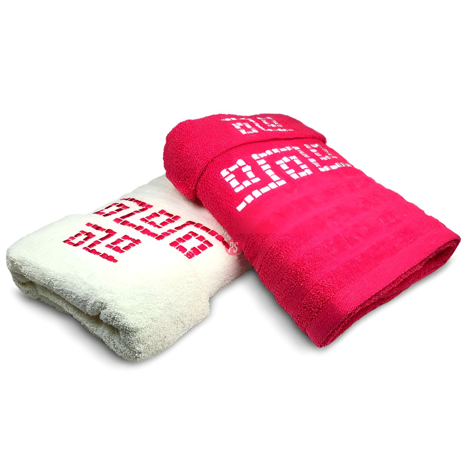 SET 4 TOALLAS JACQUARD FUCSIA BORDADA DORAL SOFT TOUCH - PS - 2