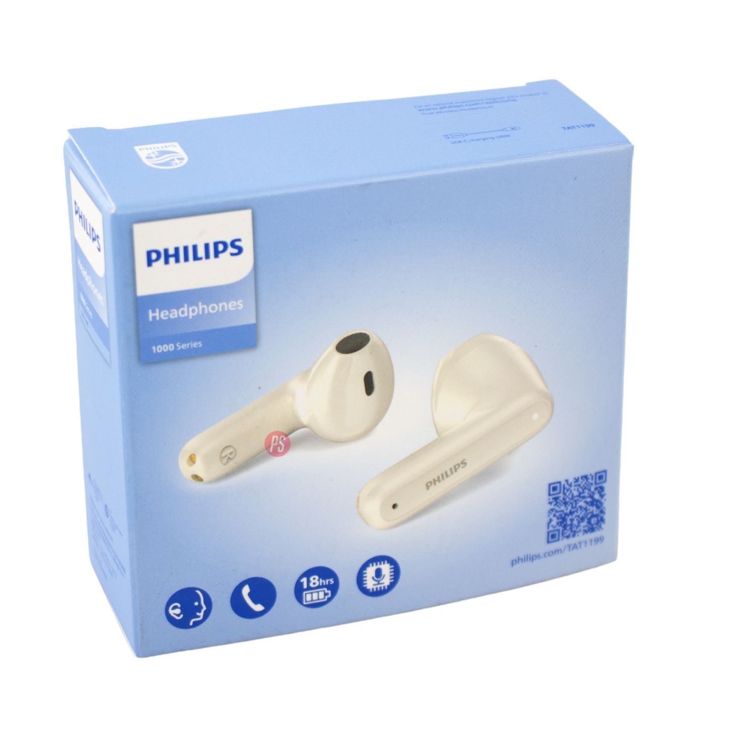 AUDIFONOS PHILIPS SERIE 1000 BLUETOOTH MICROFONO BLANCO - PS - 4