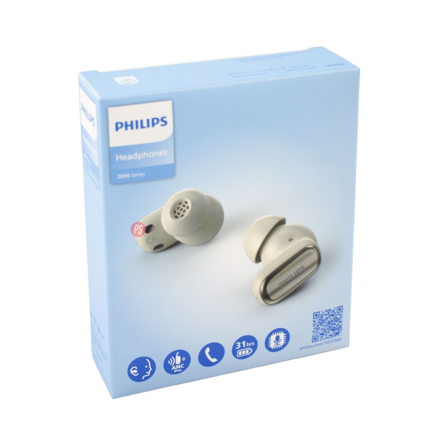 AUDIFONOS PHILIPS TAT2569W BLUETOOTH MICROFONO BLANCO - PS - 4