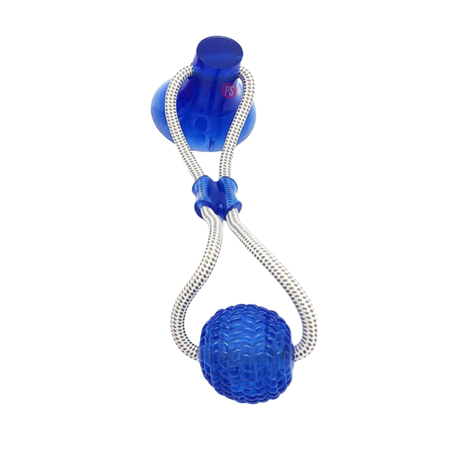 JUGUETE PERRO CON VENTOSA Y PELOTA ELASTICO DURADERO - PS - 2