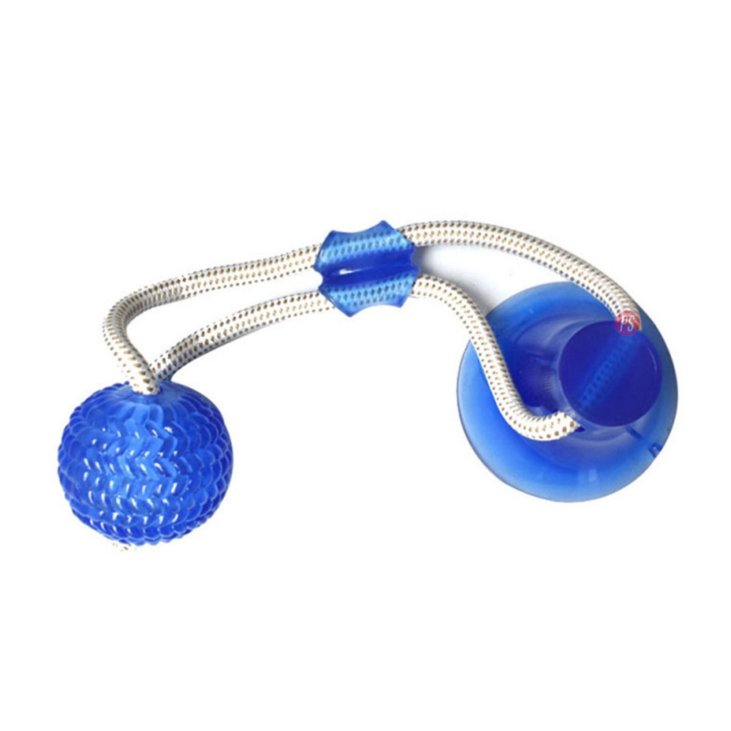 JUGUETE PERRO CON VENTOSA Y PELOTA ELASTICO DURADERO - PS - 3