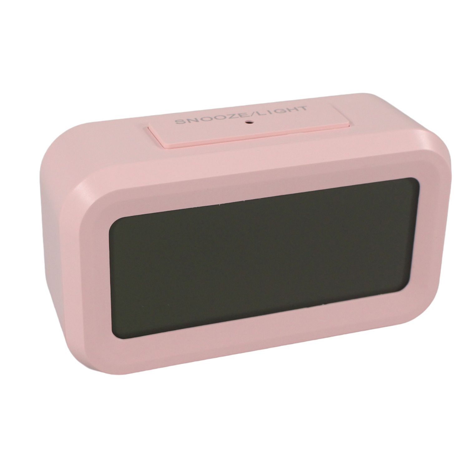 RELOJ DIGITAL LCD ROSADO CON ALARMA Y TERMOMETRO - PS - 1