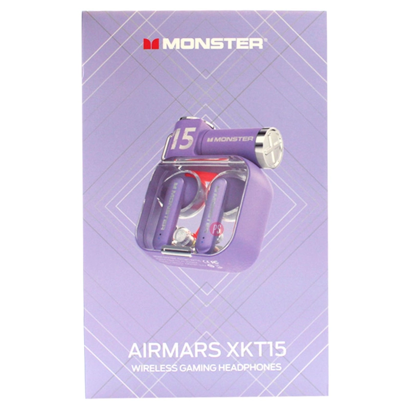 AUDIFONOS MONSTER XKT15 BT 5.3 PURPLE - PS - 2