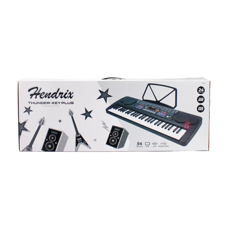 TECLADO MUSICAL ELECTRONICO THUNDER-KEY PLUS 54 TECLAS - PS - 3