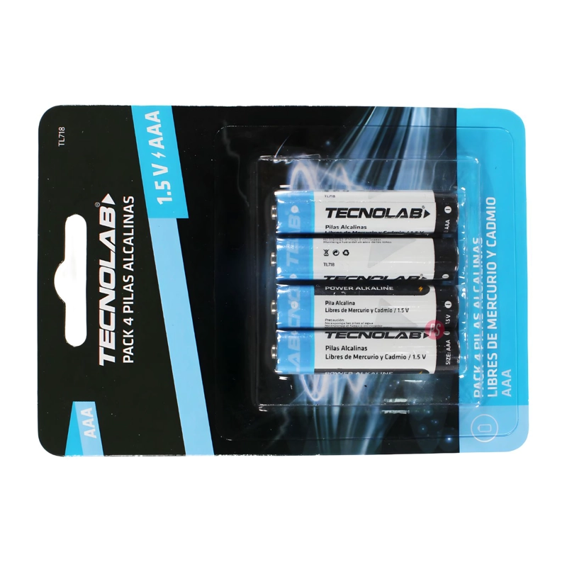 PACK 4 PILAS ALCALINAS AAA 1200 MAH - PS - 2