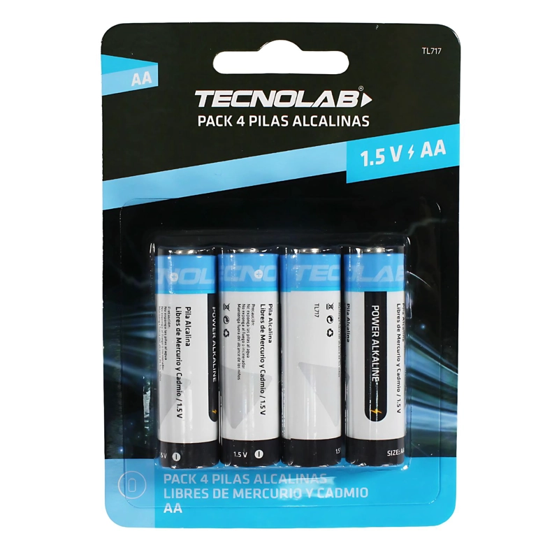 PACK 4 PILAS AA ALCALINAS 2950MAH - PS - 1
