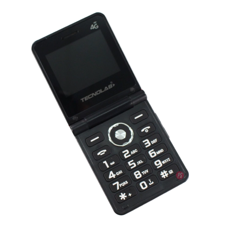 TELE FONO SENIOR 4G SOS DUAL SIM PANTALLA DOBLE NEGRO - PS - 3