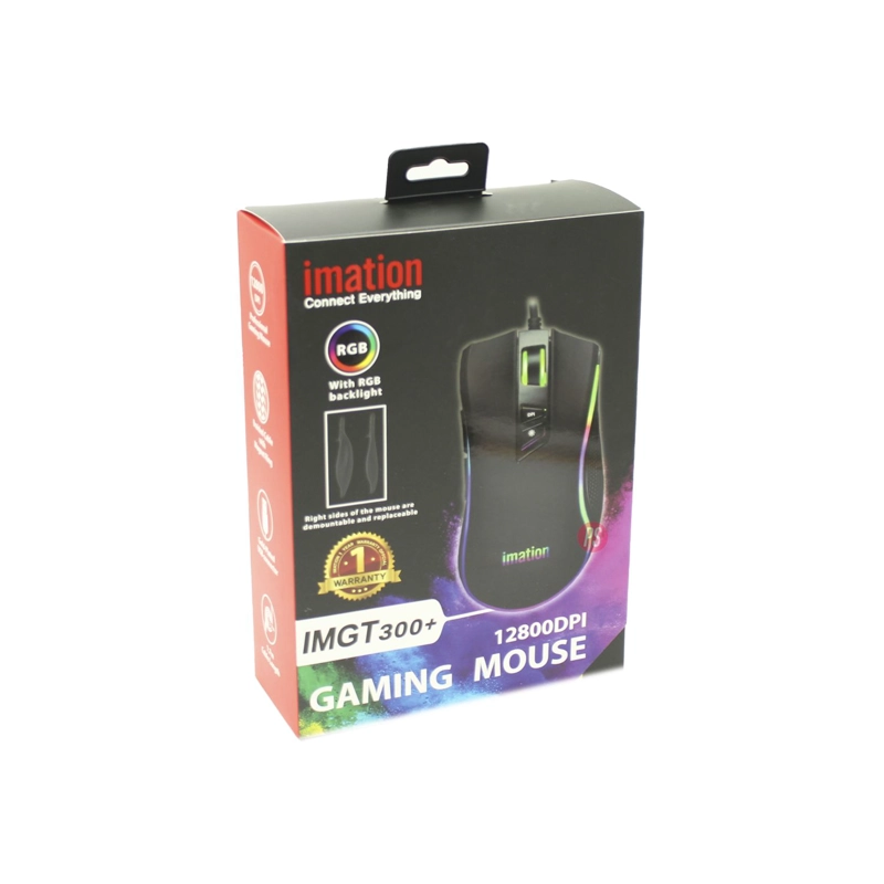 MOUSE GAMER IMATION IMGT300 RGB 12800 DPI - PS - 3