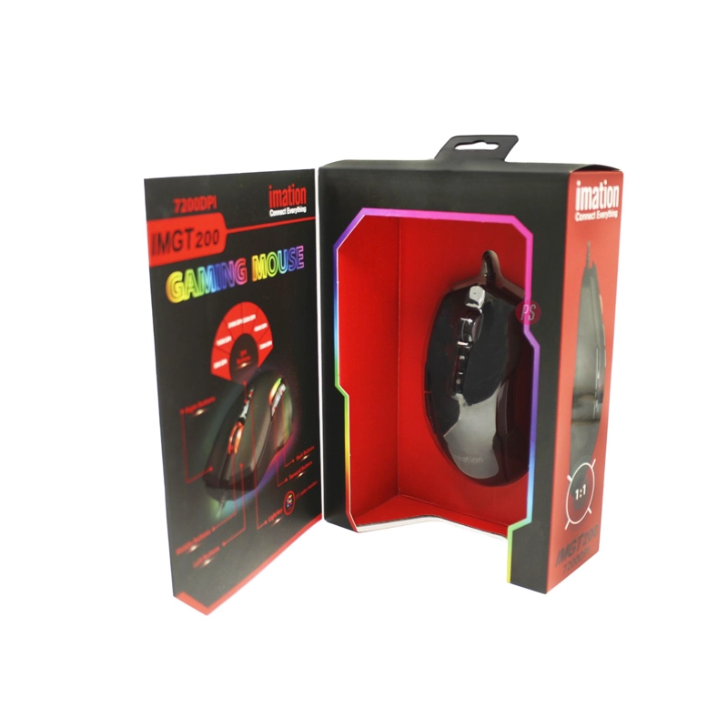 MOUSE GAMER IMATION IMGT200 RGB 7200 DPI PRECISION - PS - 2