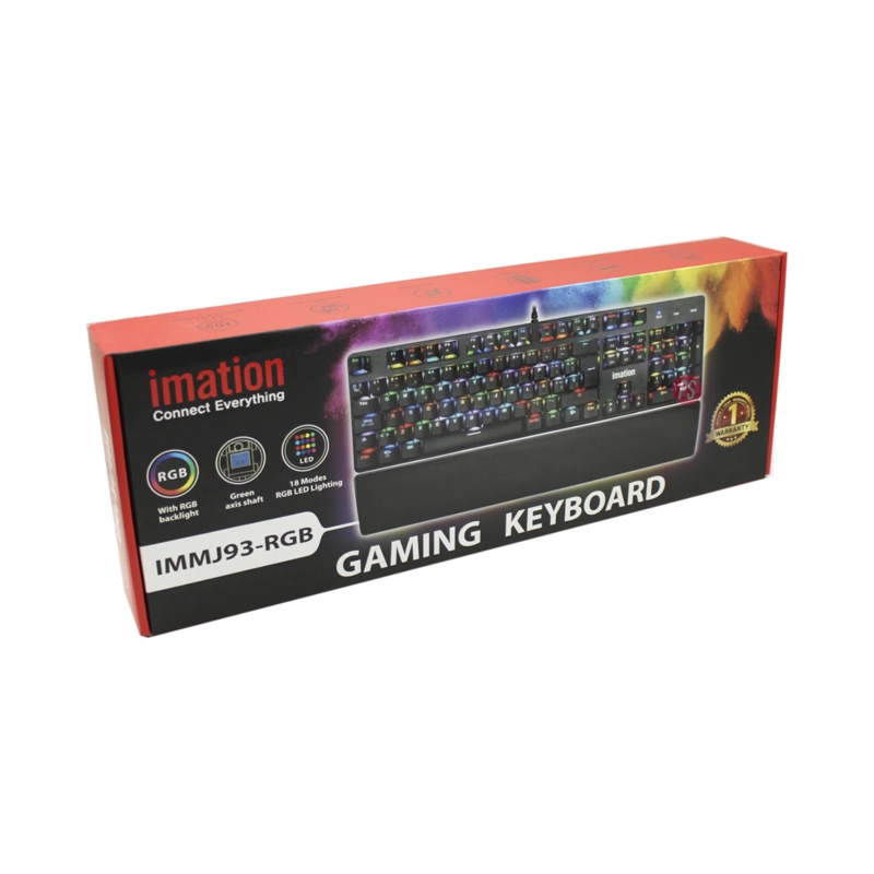 TECLADO MECANICO IMATION IMJ93 RGB CON APOYAMUÑECAS - PS - 3