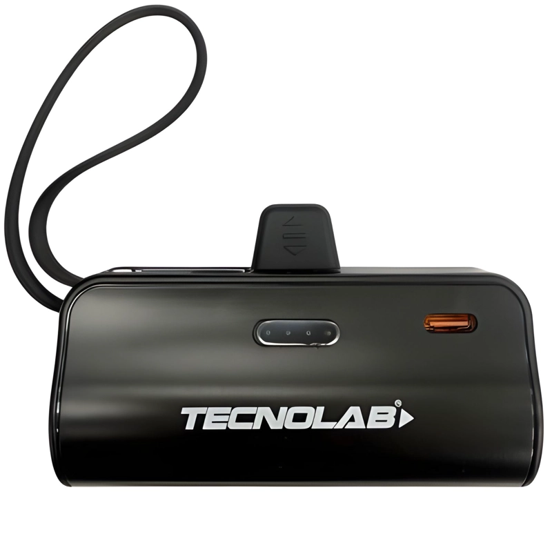 POWERBANK 10000MAH 20W USB-C Y LIGHTNING NEGRO - PS