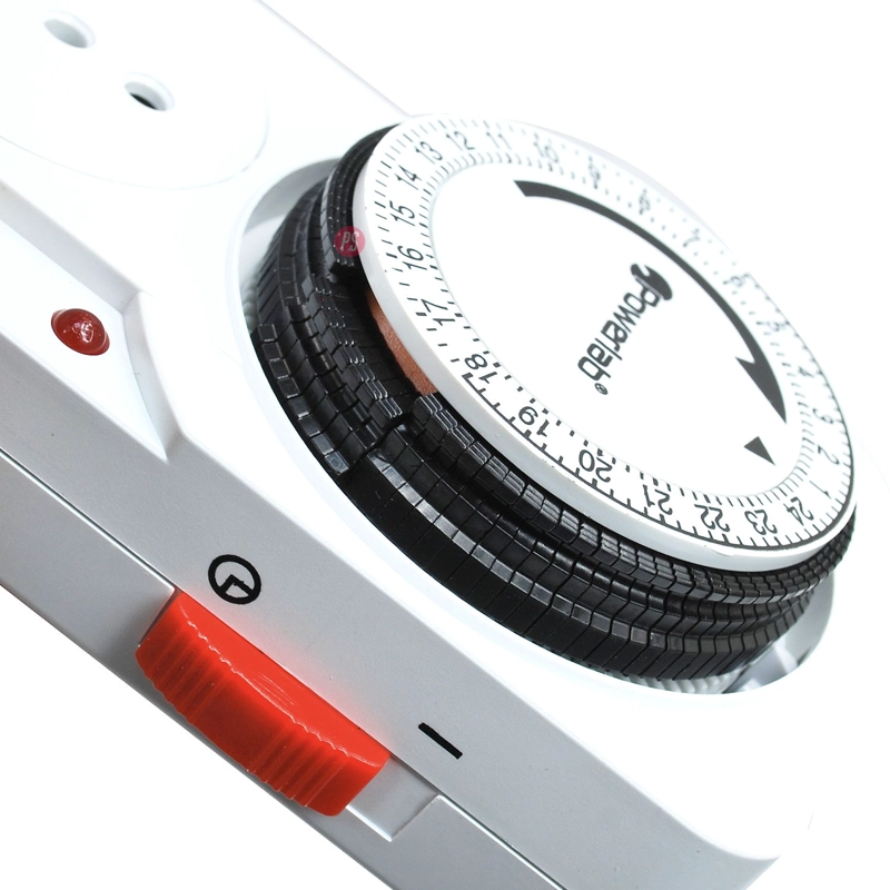 TIMER ANALOGO 2000W PROGRAMABLE 24H ENCENDIDO Y APAGADO - PS - 3