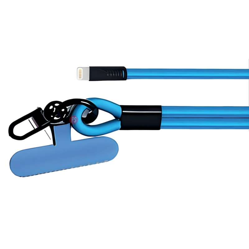 COLGANTE SMARTPHONE CABLE USB-C A LIGHTNING AZUL - PS - 2