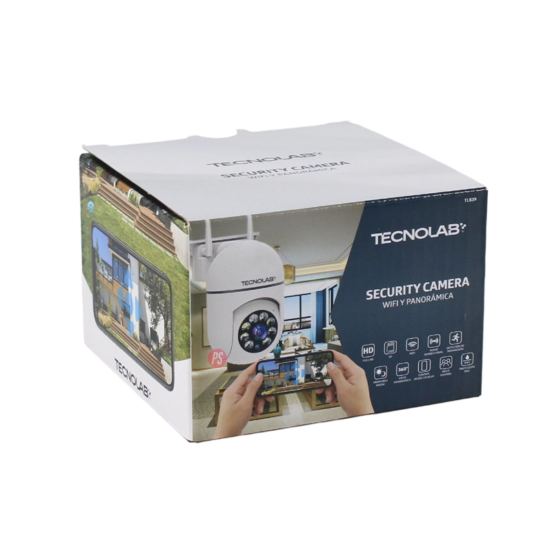 CAMARA SEGURIDAD WIFI 360 GRADOS FULL HD E27 - PS - 3
