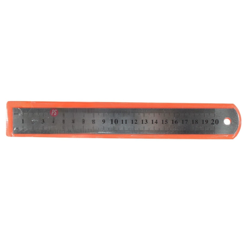 REGLA METALICA 20 CM CON FUNDA PROTECTORA - PS - 3