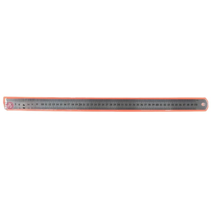 REGLA METALICA 50 CM CON FUNDA PLASTICA PROTECTORA - PS - 3