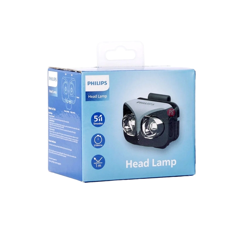 LINTERNA FRONTAL LED PHILIPS OWL-EYE 450 LM 5W SENSOR - PS - 3