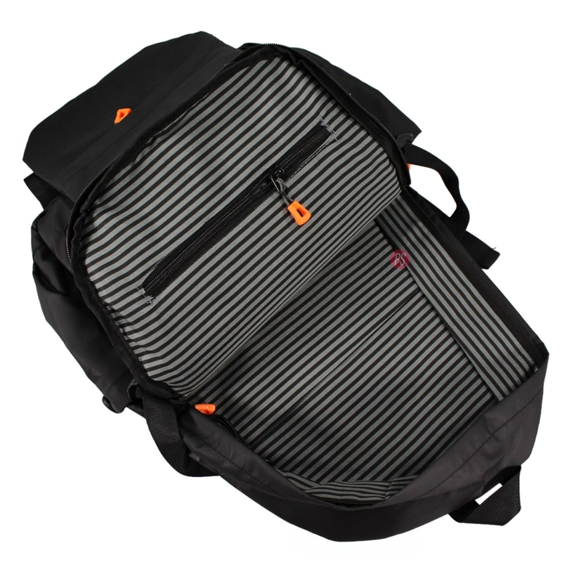 MOCHILA NEGRA OUTDOOR CASUAL COMODA Y RESISTENTE - PS - 2