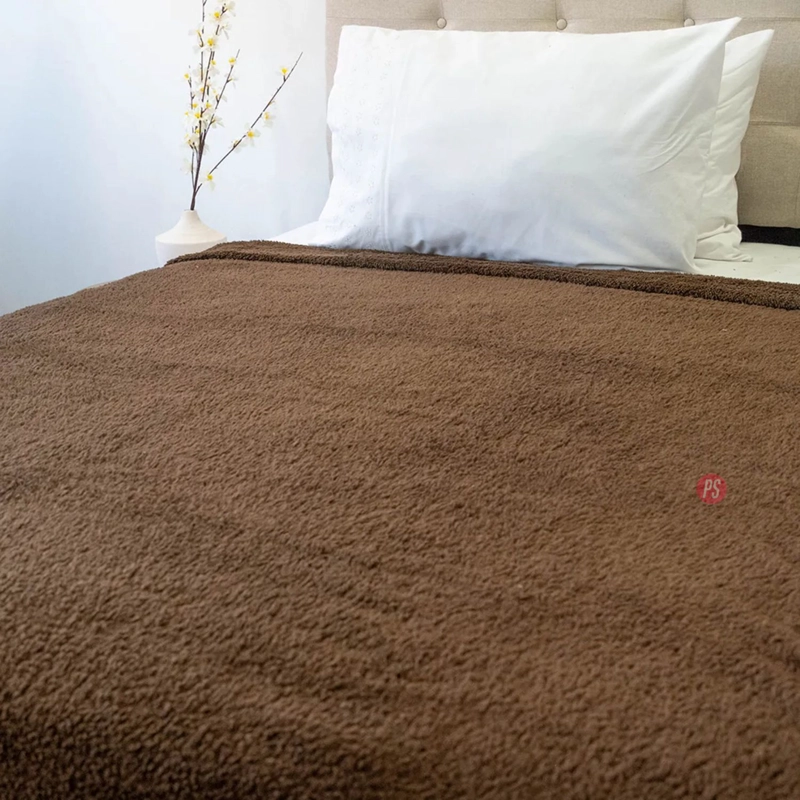 FRAZADA SOFTY LISA 1.5 PLAZAS HIPERTERMICA TONOS OSCUROS - PS - 2