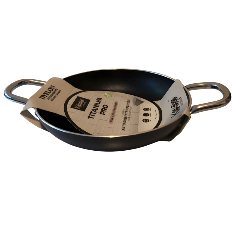 PAILA ANTIADHERENTE 16CMS TITANIUM PRO GRIS OSCURO - PS - 1