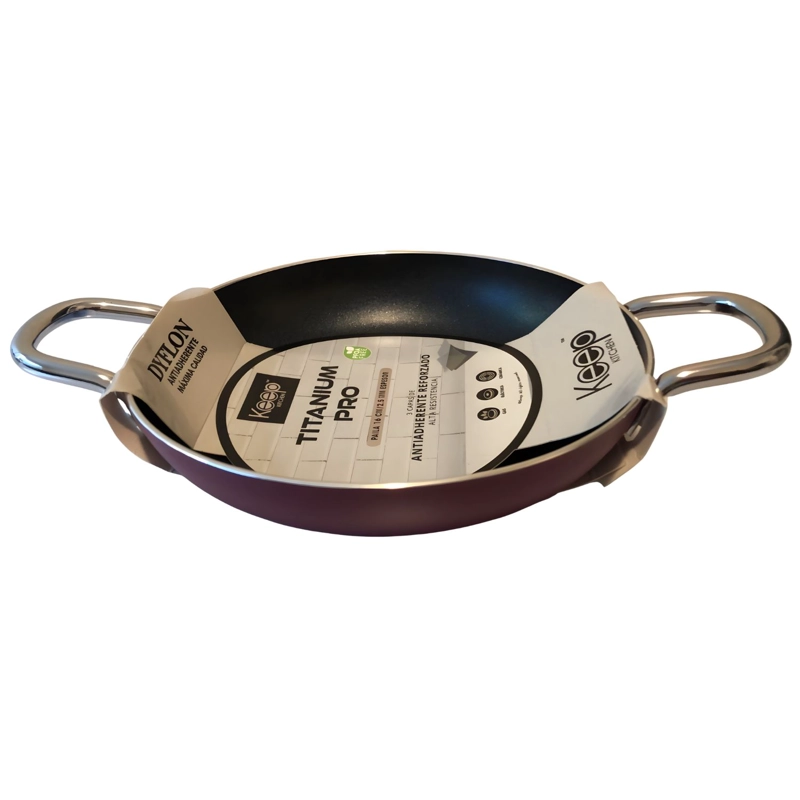 PAILA ANTIADHERENTE 16CMS TITANIUM PRO BURDEO - PS - 1
