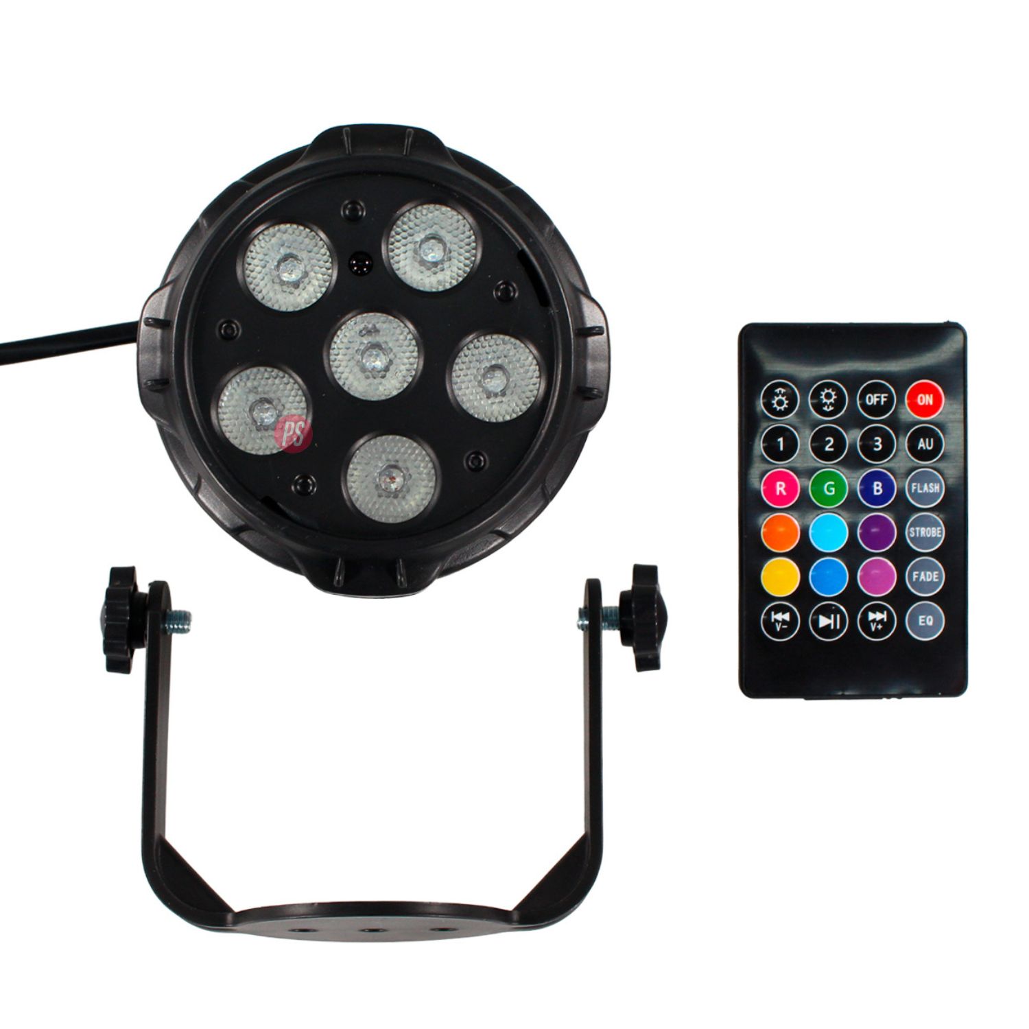 FOCO PAR LED RGB CON PARLANTE BLUETOOTH 10W + CONTROL - PS - 3