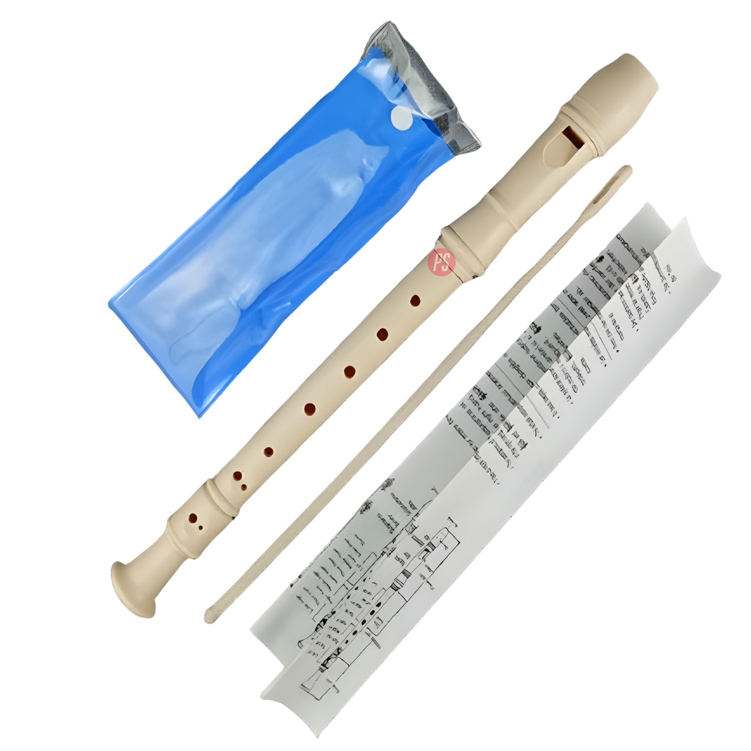 FLAUTA DULCE SOPRANO ESCOLAR CON ESTUCHE Y LIMPIEZA - PS - 3