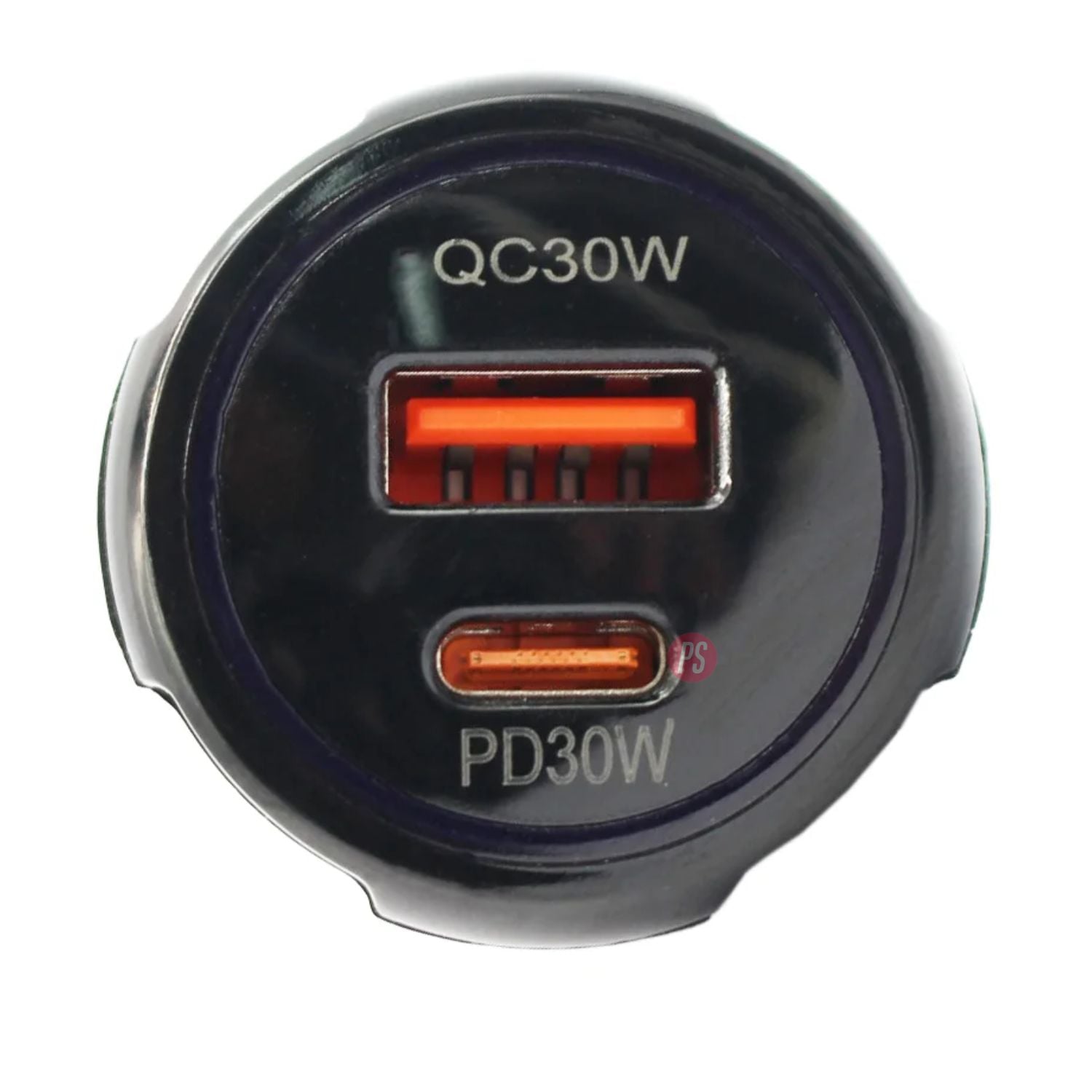 CARGADOR AUTO 60W USB-A + TIPO C CARGA RAPIDA 12V - PS - 3