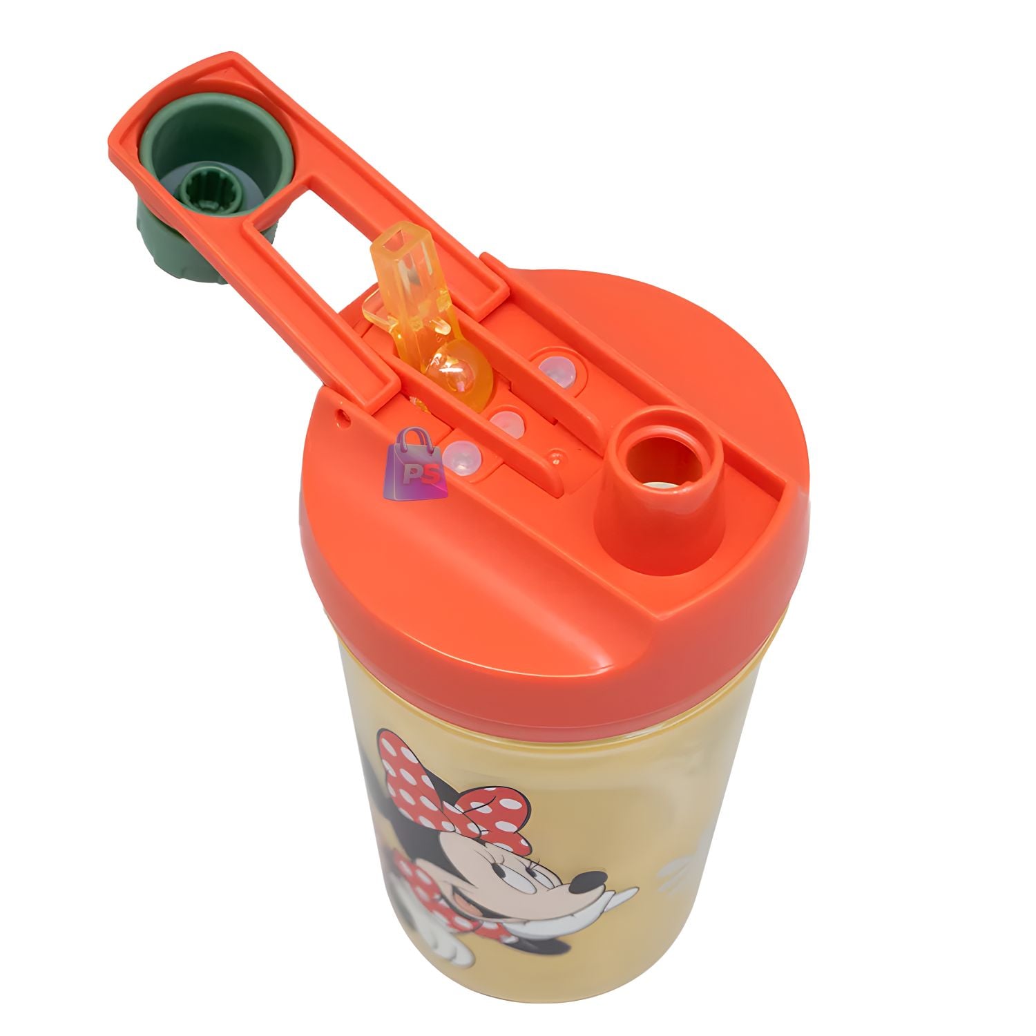 VASO MINNIE MOUSE INFANTIL 2 EN 1 BOQUILLA Y BOMBILLA - PS - 2