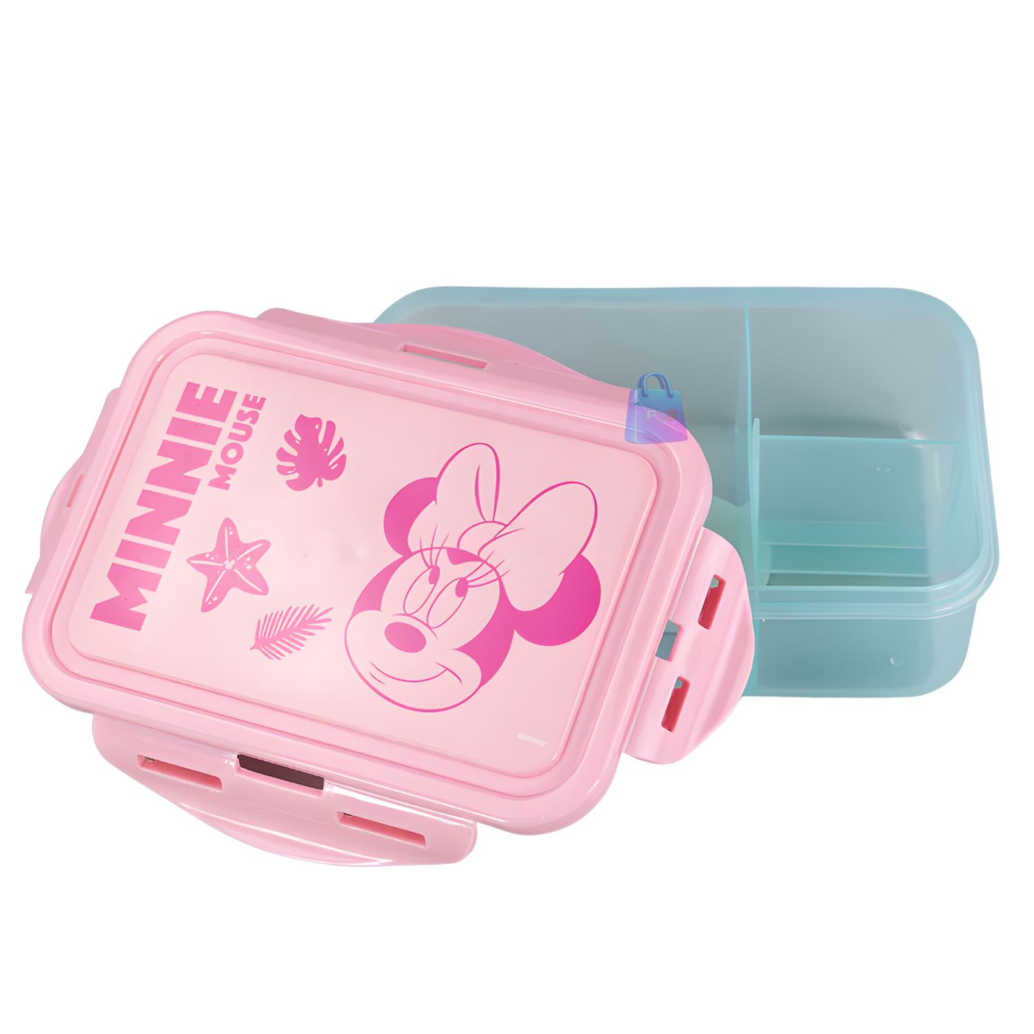 HERME TICO MINNIE 700ML DIVISIONES + CUBIERTOS MINNIE - PS - 2