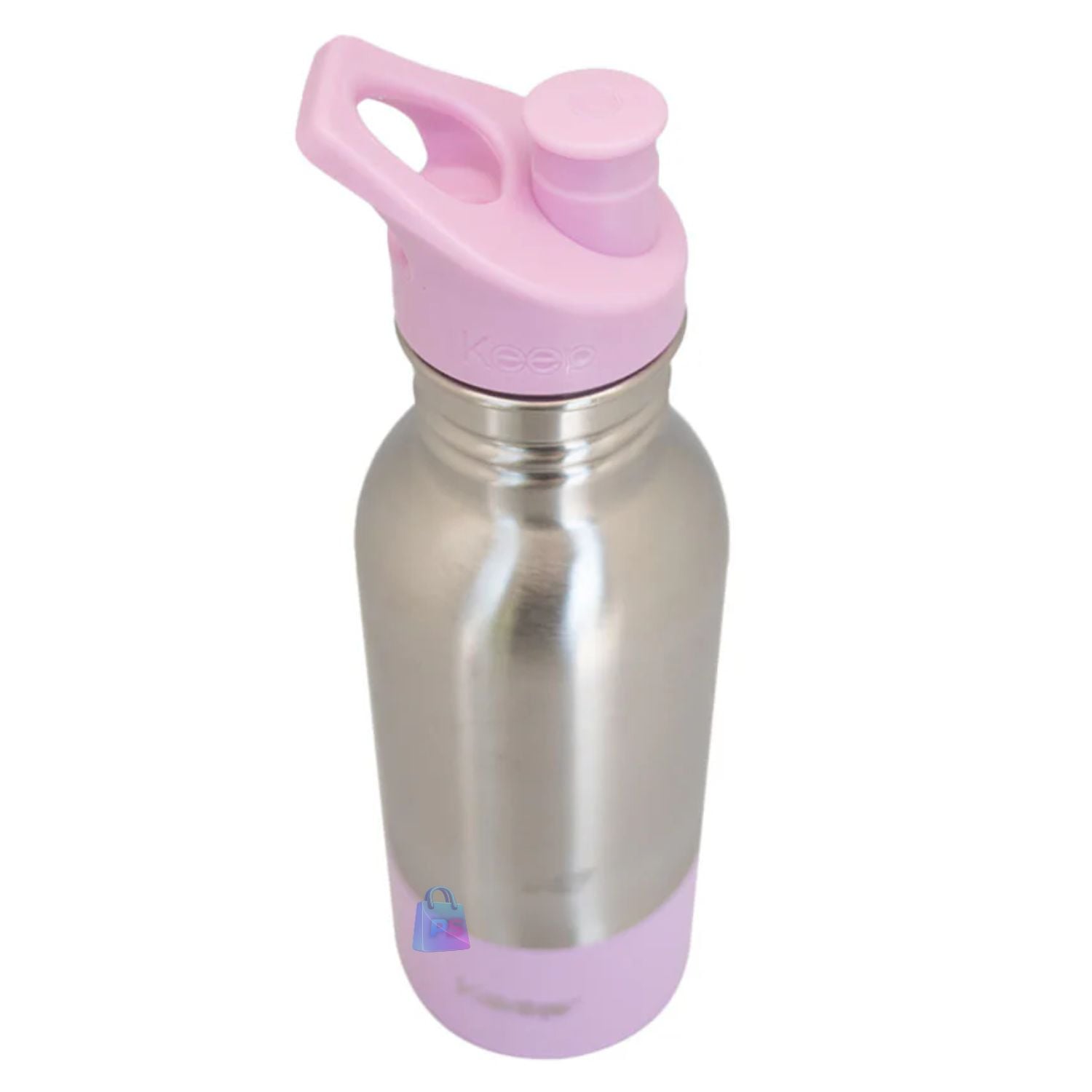 BOTELLA METALICA KEEP 600ML ACERO INOXIDABLE ROSA - PS - 2