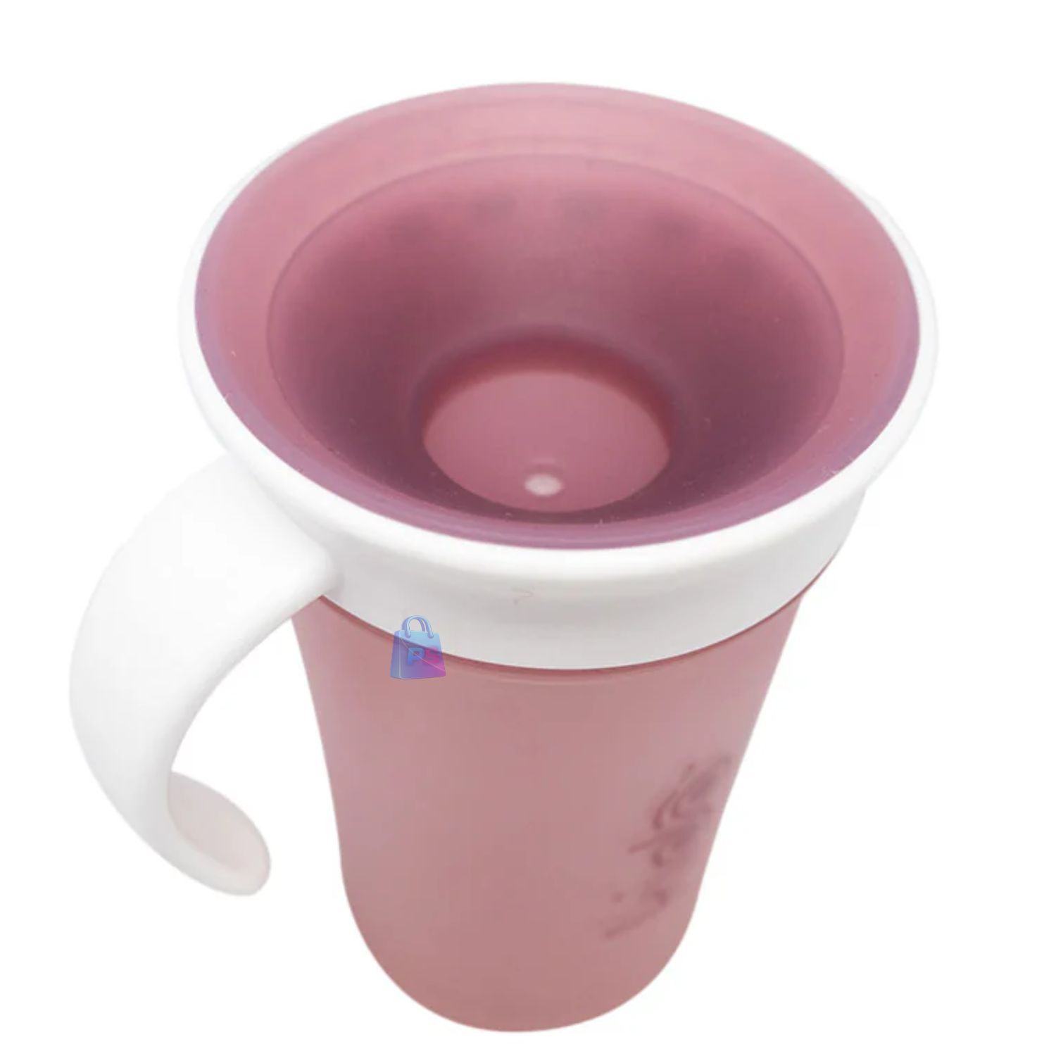 VASO 360 ANTIDERRAME KIDO 280ML CON ASAS BEBE  AMARILLO - PS - 2