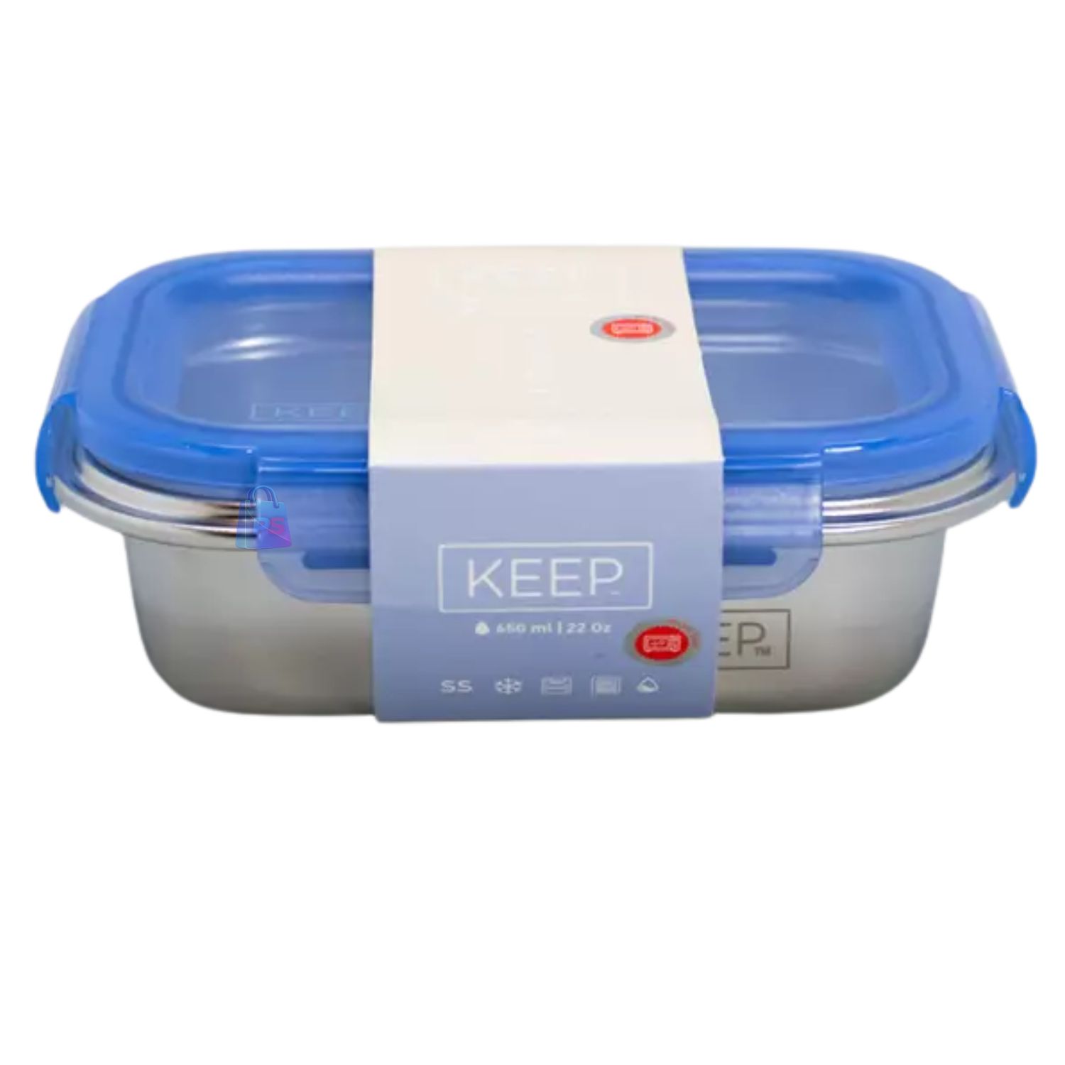 HERME TICO KEEP 650ML ACERO + CUBIERTOS ON THE GO - PS - 4