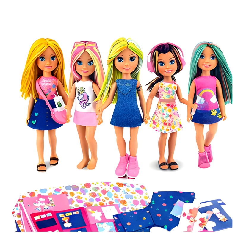 MUÑECA CASUAL STYLE DISEÑA MODA +150 LOOKS - PS - 2