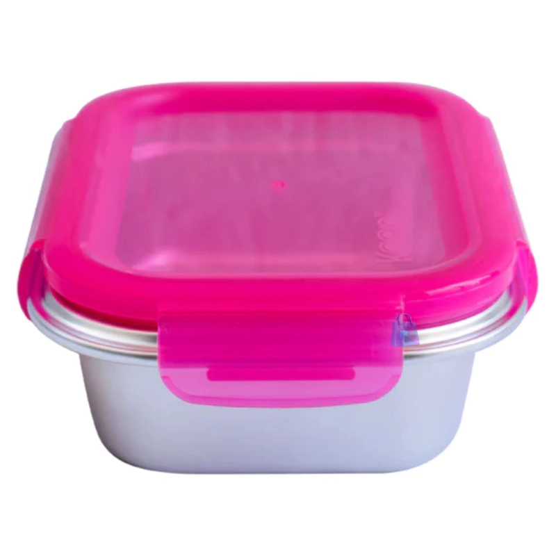 HERME TICO KEEP 650ML ACERO + CUBIERTOS ON THE GO ROSA - PS - 4