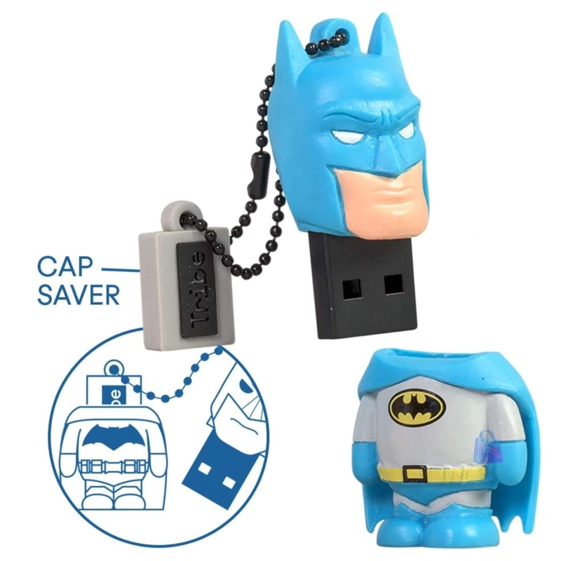 PENDRIVE BATMAN AZUL LOONEY TUNES 16GB USB - PS - 3