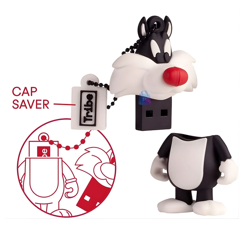 PENDRIVE SILVESTRE LOONEY TUNES 16GB USB - PS - 4