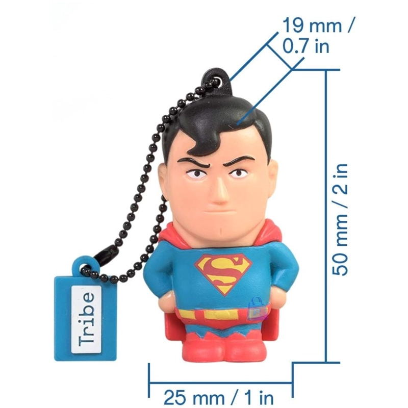 PENDRIVE SUPERMAN DC COMICS 32GB USB - PS - 3