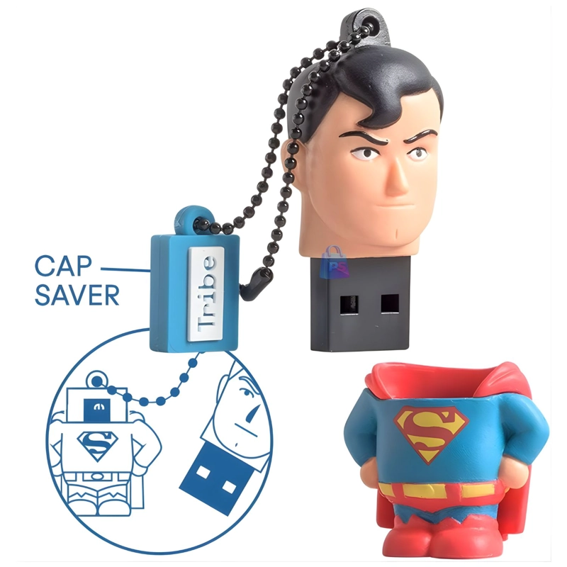 PENDRIVE SUPERMAN DC COMICS 32GB USB - PS - 4