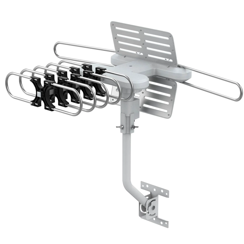 ANTENA TV CON MOTOR 360 GRADOS VHF UHF HD CON CONTROL - PS - 1