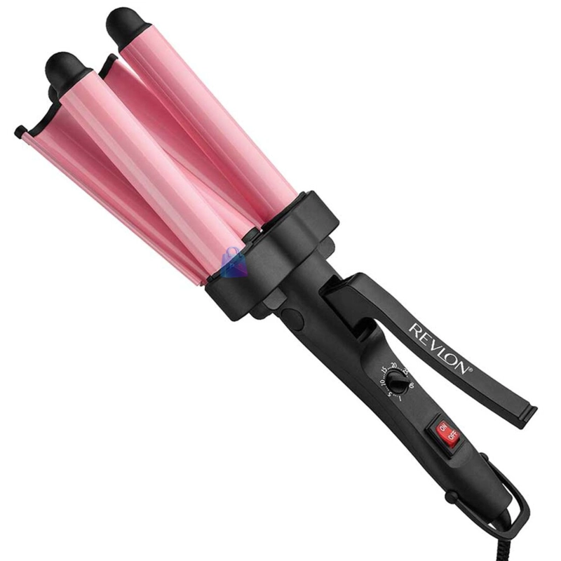 ONDULADOR WAVER REVLON 3 BARRILES JUMBO ROSA PRO - PS - 3