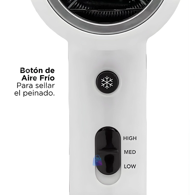 SECADOR PELO REVLON COMPACTO 1875W ANTI FRIZZ CERAMICA - PS - 4