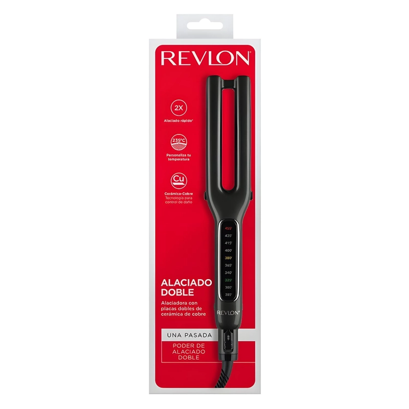 ALISADOR DOBLE PLACA REVLON COBRE 235GRADOS PROFESIONAL - PS - 1