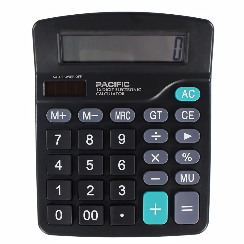 CALCULADORA ELECTRONICA 12 DIGITOS OFICINA ESCOLAR - PS - 1