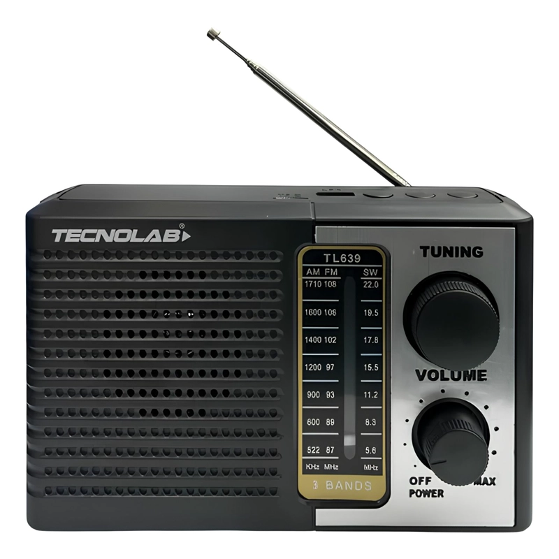 RADIO PORTATIL AM FM SW USB TF RECARGABLE - PS - 1