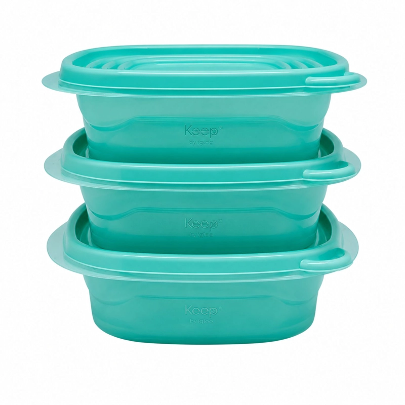 SET 3 CONTENEDORES HERME TICOS KEEP 670ML BPA FREE - PS - 1