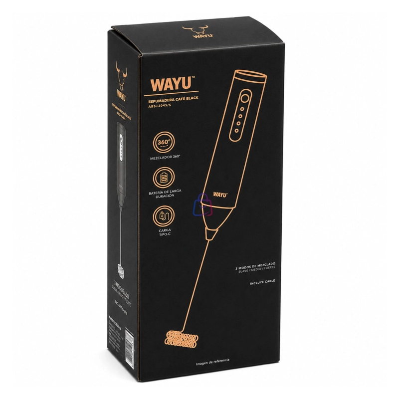 ESPUMADOR DE LECHE WAYU RECARGABLE USB-C - PS - 5