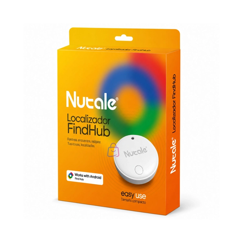 LOCALIZADOR GPS NUTALE FINDHUB GOOGLE + FUNDA SILICONA - PS - 4